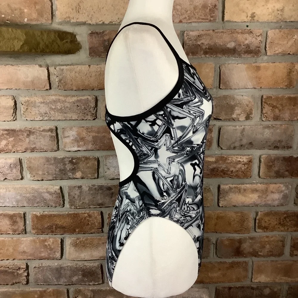 SPEEDO Xtra Life Lycra Shining Star Flyback One-Piece Swimsuit 177 - Picture 2 of 10